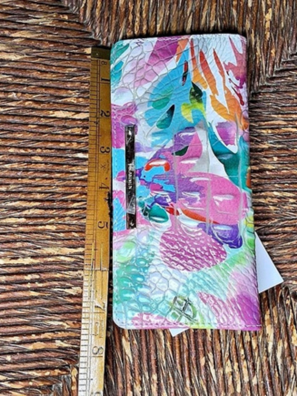 Brahmin Ady Wallet in Pink & Multicolor Daylily Melbourne
